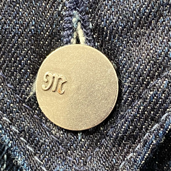 Miss Me Megan Dark Blue Low cut Stretch Denim Bootcut Flap Jeans 28 - Picture 11 of 15